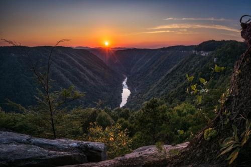 Actually one of the world's three oldest rivers... New River, West Virginia