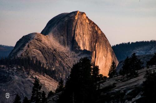 Half Dome at Sunset | Olmsted Point overlooking the Tenya Creek Valley to Half Dome