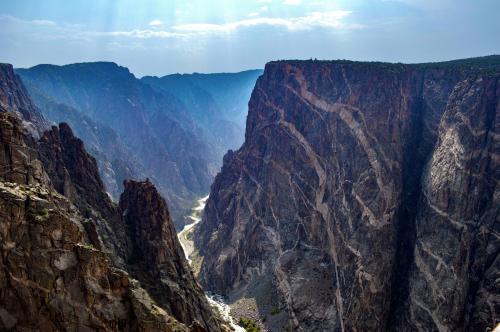 The Painted Wall at Black Canyon of the Gunnison National Park