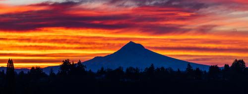Mt. Hood from Portland, Oregon