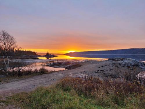 Fall Sunset in Quebec, Canada