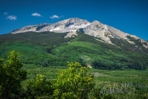 A topless mountain for Earthporn. Rocky Mountains, USA