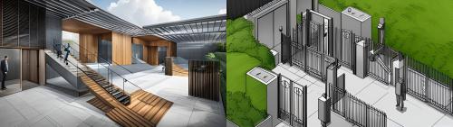 Architectural Drawings of Entryways