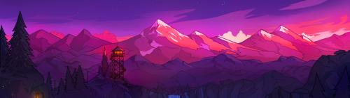 Colorful Mountains by rmRadev [3840 x 1080]