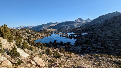 Marie Lake from Selden Pass, California