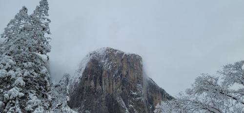 El Capitan, Yosemite, Ca. in Winter