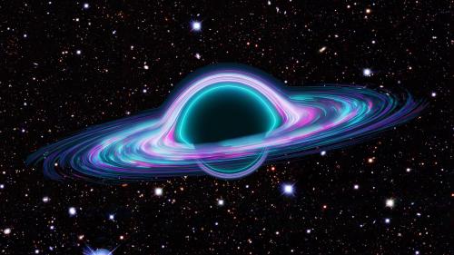 Neon Black Hole