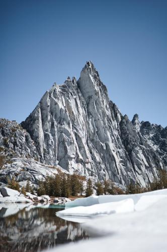 Prusik Peak from Gnome Tarn, The Enchantments, Washington USA