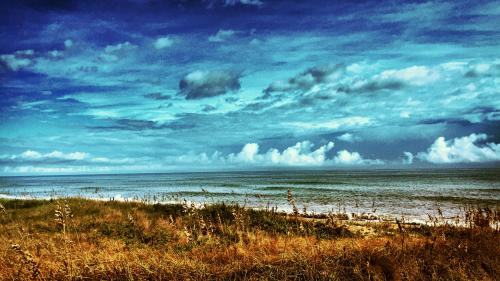 Near sunset at Kitty Hawk, Outer Banks NC, USA