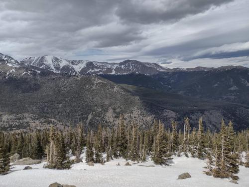 Rocky Mountain National Park from 11,000ft