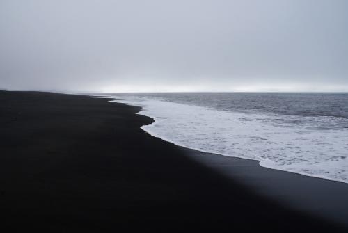 White Foam, Black Sand