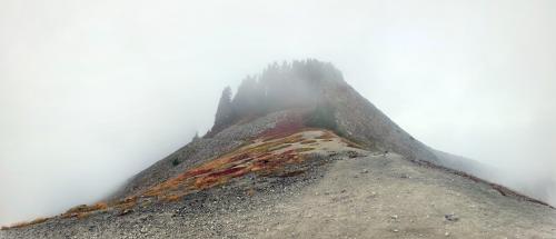 Very foggy day on Mt. Baker today