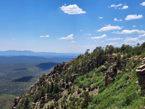 Beauty in simplicity: Watching the cloud shadows transverse the landscape. Arizona, USA