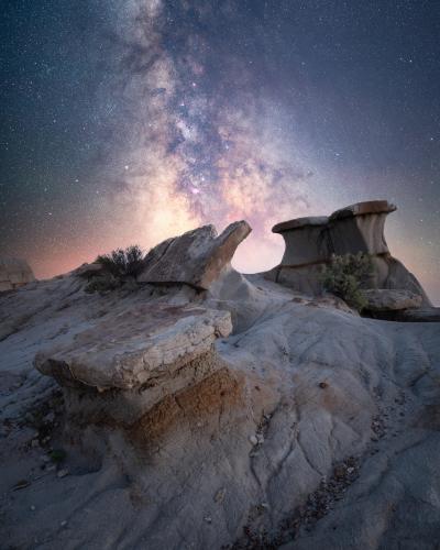 Milky Way in Theodore Roosevelt National Park, North Dakota