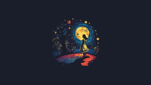 Alice In Wonderland | Starry Night