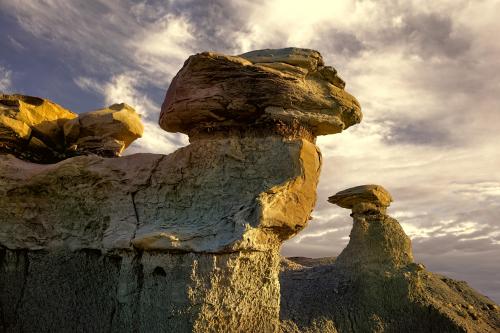 Sunrise at the Bisti Badlands