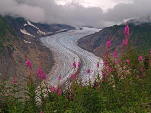 Salmon Glacier in Hyder, Alaska