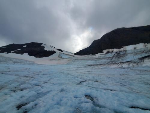 Punchbowl Glacier, Alaska. Rode a helicopter here then played with sled dogs!