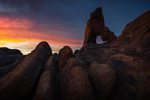 A fantastic sunrise in California's Eastern Sierra.