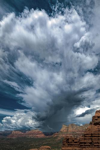 Storm over Sedona, Arizona, USA  1280 x 1920