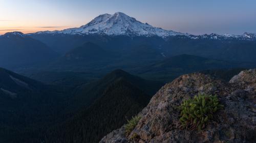 Mt. Rainier Blue Hour. 06/24/2022