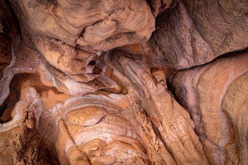 Untouched remote slot canyon in Arizona - paramotor photo
