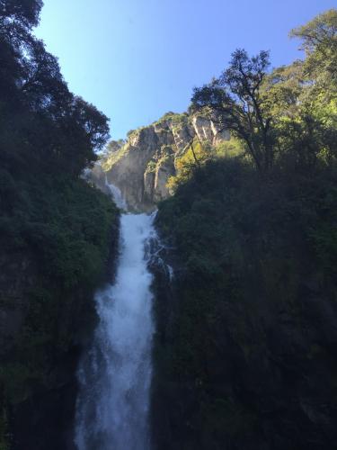 Zacatlan Puebla waterfall