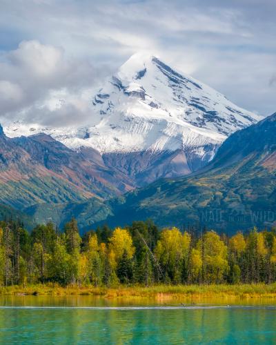 Mount Iliamna, Lake Clark National Park, Alaska.