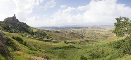 The valley below Craco, Italy
