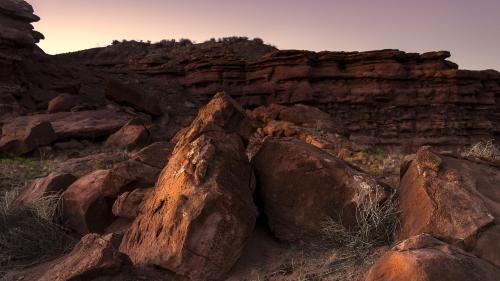 An Evening In The Desert outside Monument Valley