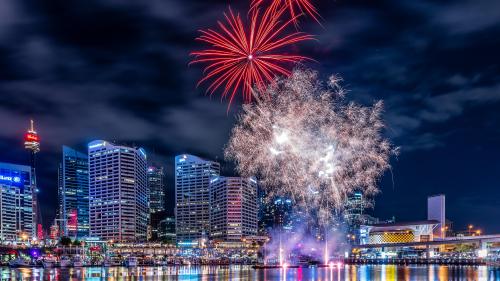 Fireworks In Darling Harbour