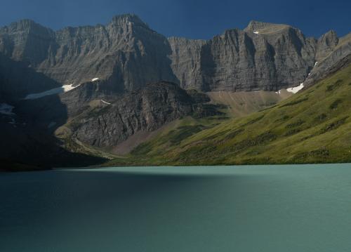 First Light on Cracker Lake in Glacier National Park, MT.  @seanaimages