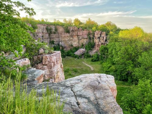 A beautiful day at Blue Mounds State Park. Luverne, MN.