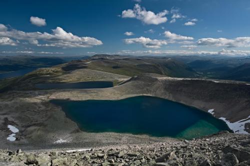 Different angle of Mjølkskåla, Norway