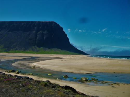 Stunning beach off the beaten path near Bíldudalur, Westfjords Iceland