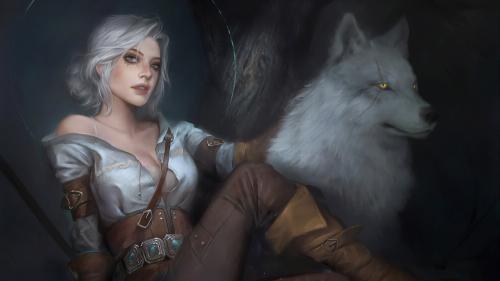 The White Wolf and Ciri