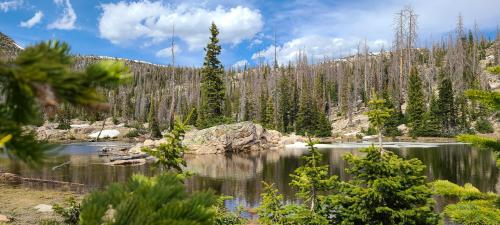 An overnight trip up to Island Lake in the Uintah Mountains in Utah