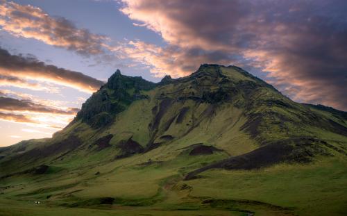 Sunrise in Iceland from earlier this summer