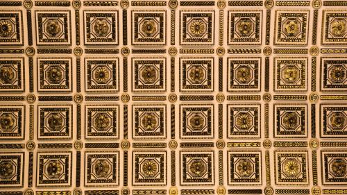 Pretty ceiling patterns from Florence, Italy