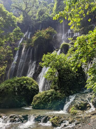 Goa Tetes Waterfall, Lombok, Indonesia