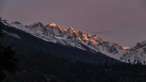 Snow Covered Mountains