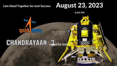 🚀 Chandrayaan Landing Countdown: Journey to the Lunar Frontier! 🌕