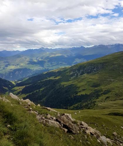 View from the alpine hut, Andiast, Switzerland