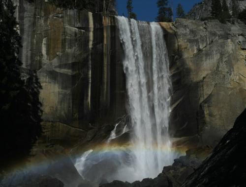 A lucky day to be hiking in Yosemite National Park.