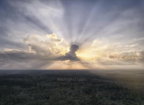 Crepuscular Rays over Florida