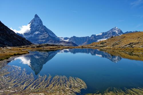 Matterhorn as seen from Riffelsee, Switzerland