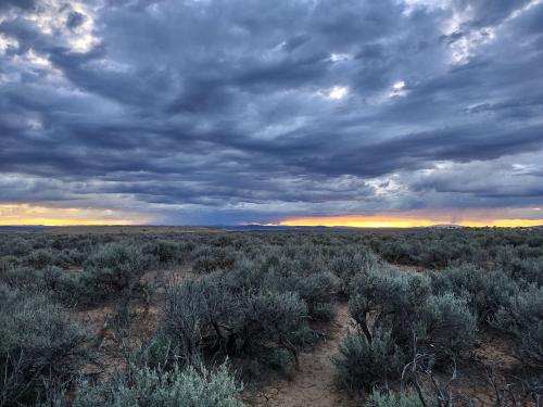 stormy desert home, Taos, NM