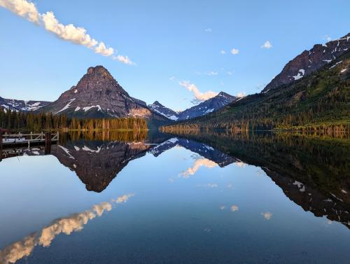 Sunrise in the Two Medicine area of Glacier NP, Montana.