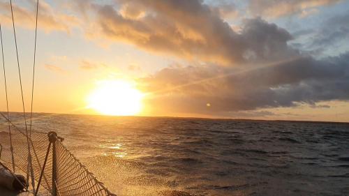Sunset on the ocean