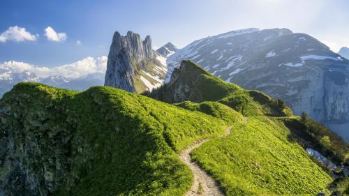 Appenzell Alps Landscape Scenery